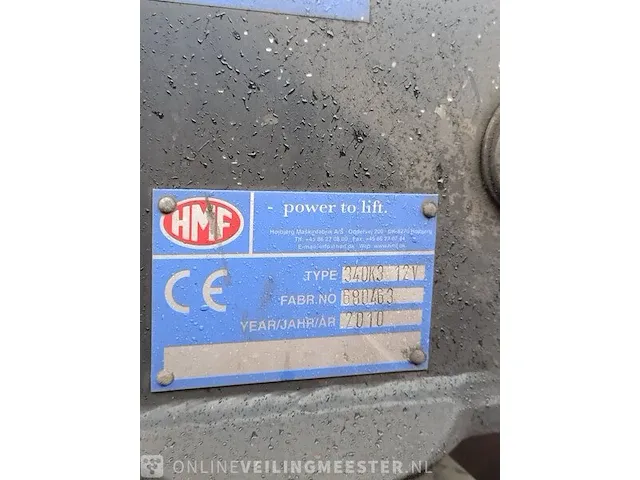 Bedrijfswagen kipper volkswagen, crafter met hmf 340 kraan, bouwjaar 2010 - afbeelding 30 van  44