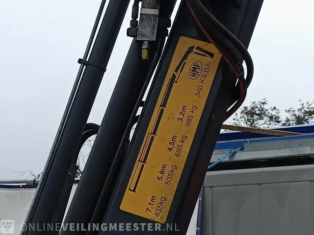 Bedrijfswagen kipper volkswagen, crafter met hmf 340 kraan, bouwjaar 2010 - afbeelding 31 van  44