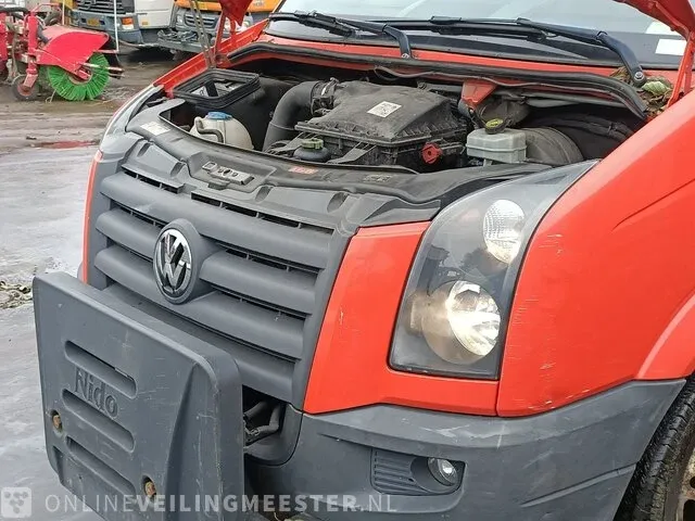 Bedrijfswagen kipper volkswagen, crafter met hmf 340 kraan, bouwjaar 2010 - afbeelding 32 van  44