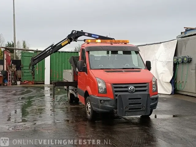 Bedrijfswagen kipper volkswagen, crafter met hmf 340 kraan, bouwjaar 2010 - afbeelding 34 van  44