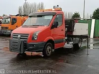 Bedrijfswagen kipper volkswagen, crafter met hmf 340 kraan, bouwjaar 2010 - afbeelding 42 van  44