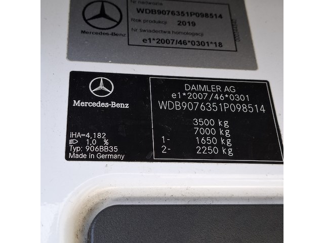 Bedrijfswagen mercedes-benz, sprinter 316 2.2 cdi , n.v.t., bouwjaar 2019 - afbeelding 38 van  45