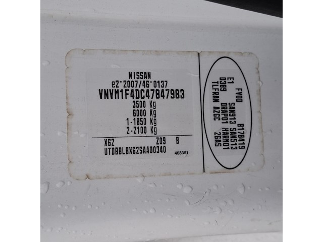 Bedrijfswagen nissan, nv400 2.3 dci, n.v.t., bouwjaar 2013 - afbeelding 17 van  41