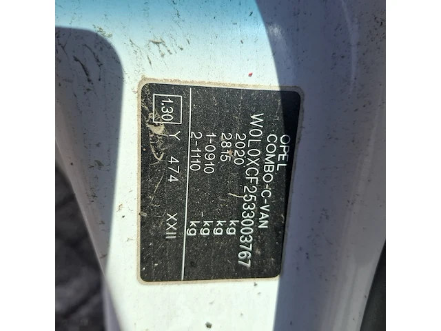Bedrijfswagen opel, combo 1.7 dti, bouwjaar 2002 - afbeelding 33 van  47