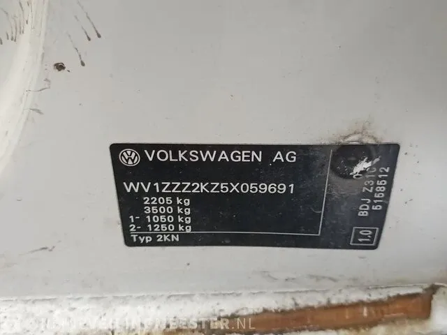 Bedrijfswagen volkswagen, caddy 2.0 sdi - afbeelding 10 van  33
