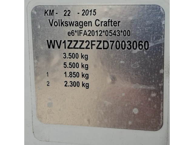 Bedrijfswagen volkswagen, crafter 50 2.0tdi - afbeelding 14 van  47