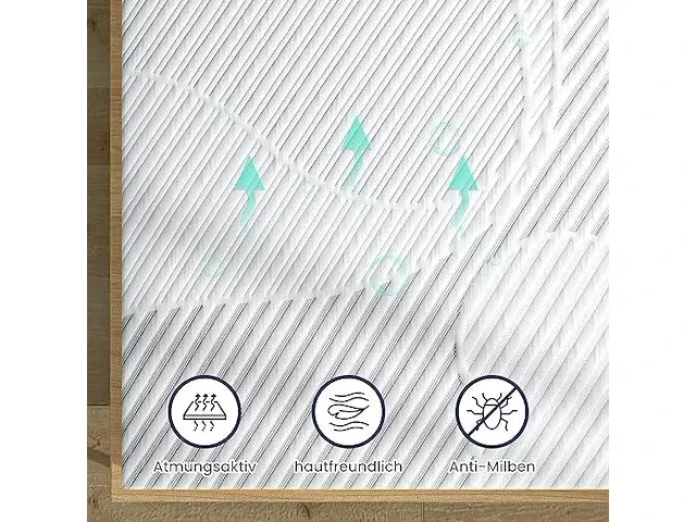 Bedstory topper 90 x 200 cm - afbeelding 5 van  6