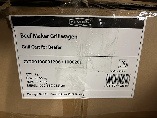 Beef maker grillwagen meateor - afbeelding 2 van  2