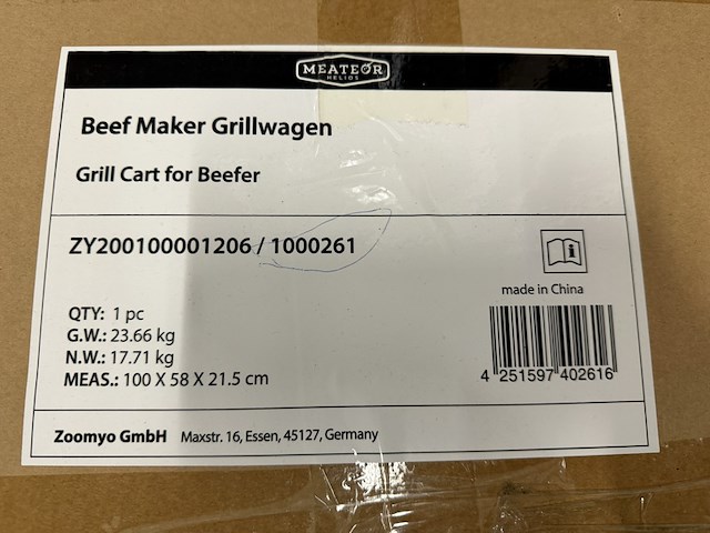 Beef maker grillwagen meateor - afbeelding 2 van  2