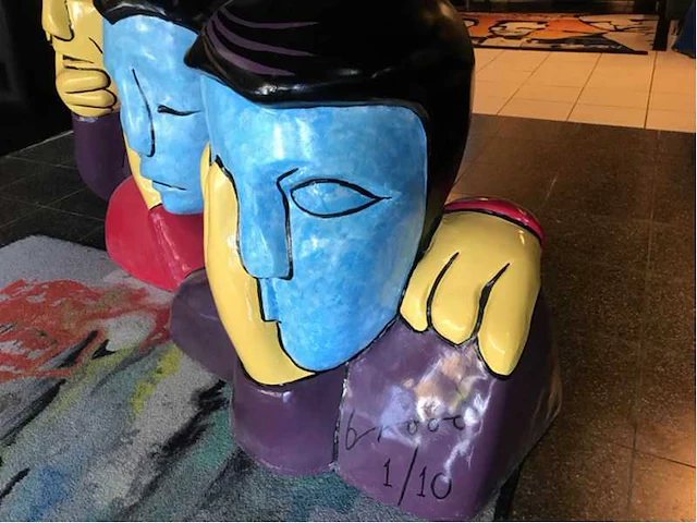 Beeld herman brood “zien horen zwijgen xxl” - afbeelding 5 van  8