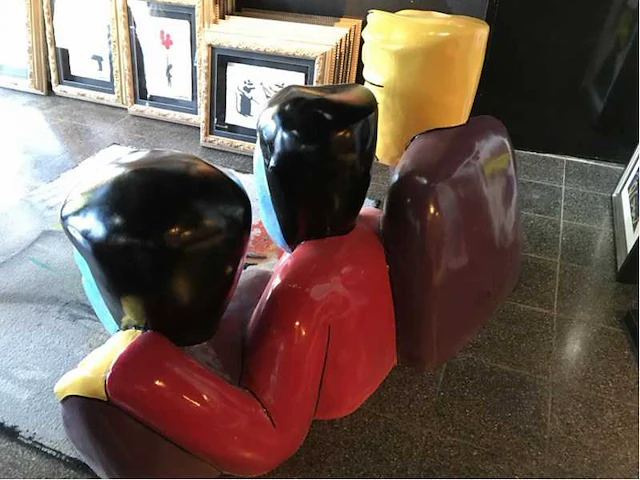 Beeld herman brood “zien horen zwijgen xxl” - afbeelding 8 van  8