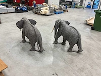 Beeld olifant (2x) - afbeelding 4 van  10