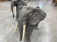 Beeld olifant (2x) - afbeelding 6 van  10