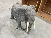 Beeld olifant (2x) - afbeelding 7 van  10