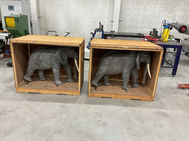 Beeld olifant (2x) - afbeelding 10 van  10