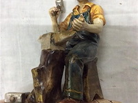 Beeld smid ( capo di monte ) - afbeelding 2 van  2