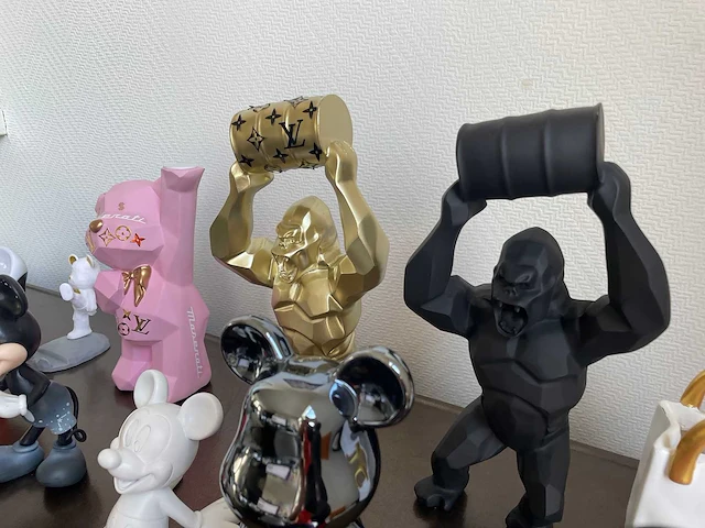 Beelden decorfiguur (12x) - afbeelding 6 van  10