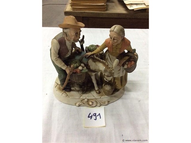 Beeldjes /groepje ezel - afbeelding 1 van  2