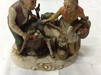 Beeldjes /groepje ezel - afbeelding 1 van  2