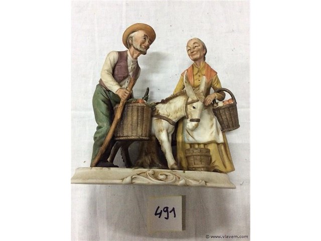 Beeldjes /groepje ezel - afbeelding 2 van  2