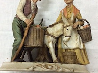 Beeldjes /groepje ezel - afbeelding 2 van  2