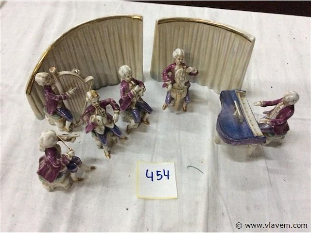 Beeldjes orkest - afbeelding 1 van  3