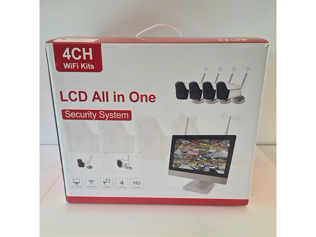 Beeldscherm met 4 kanalen nvr en 4x 5mp ip-camera herospeed - afbeelding 6 van  7