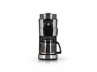 Beem fresh aroma intense filter koffiemachine met molen, glas, roestvrij staal, 1.25 l glazen kan - afbeelding 1 van  5