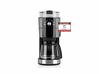 Beem fresh aroma intense filter koffiemachine met molen, glas, roestvrij staal, 1.25 l glazen kan - afbeelding 2 van  5