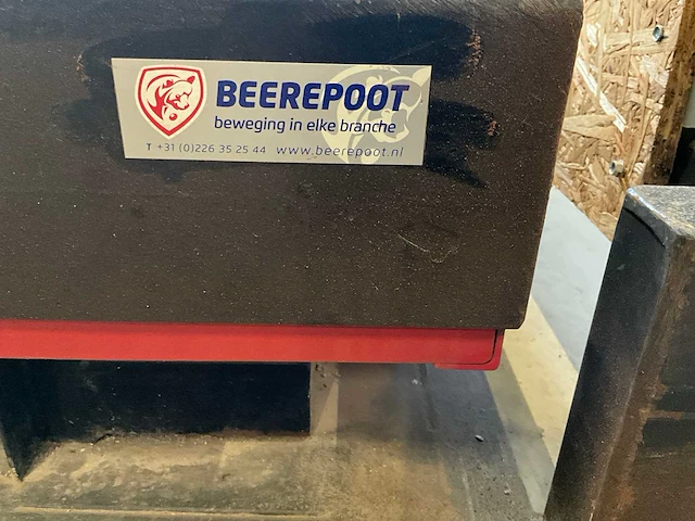 Beerepoot hydraulische heftafel 2000 kg - afbeelding 6 van  9