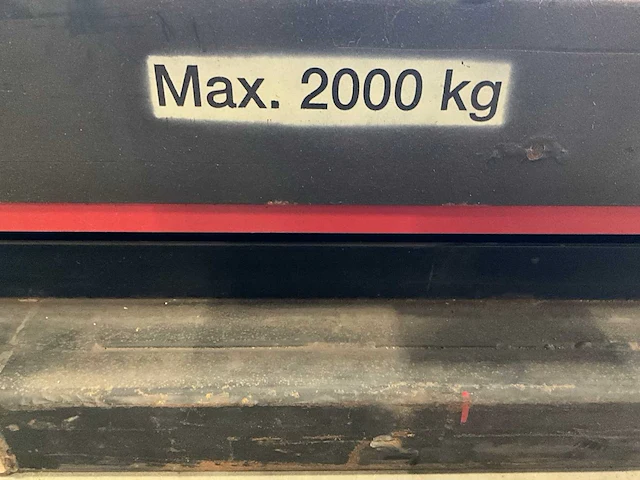 Beerepoot hydraulische heftafel 2000 kg - afbeelding 7 van  9