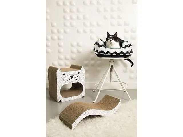 Beeztees felixa - krabspeelgoed - karton - 35x30x38,5 cm - afbeelding 5 van  5