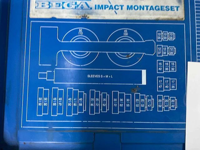 Bega betex lager montageset - afbeelding 6 van  7