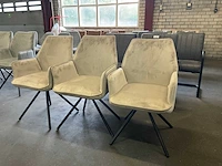 Beige belaire eetkamerstoel (3x) - afbeelding 1 van  9