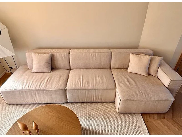 Beige elementen bank in linkse opstelling, large, beige - afbeelding 2 van  13