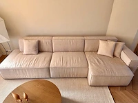 Beige elementen bank in linkse opstelling, large, beige - afbeelding 2 van  13