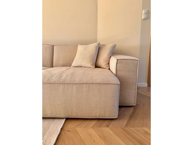 Beige elementen bank in linkse opstelling, large, beige - afbeelding 7 van  13