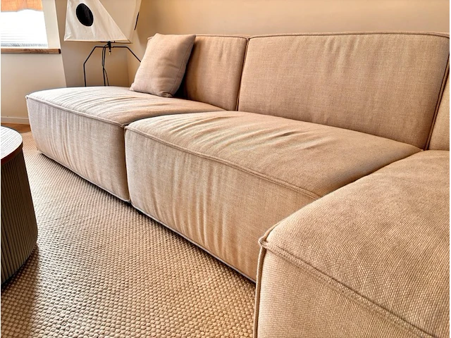 Beige elementen bank in linkse opstelling, large, beige - afbeelding 8 van  13