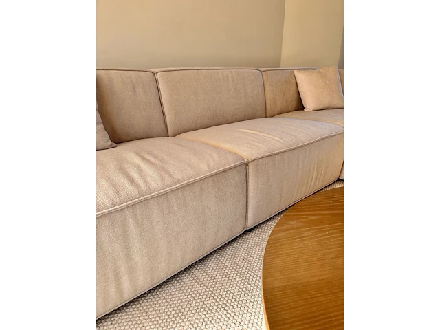 Beige elementen bank in linkse opstelling, large, beige - afbeelding 12 van  13