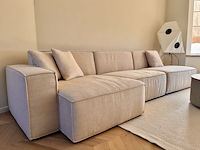 Beige elementen bank in rechtse opstelling, 2025 - afbeelding 5 van  12