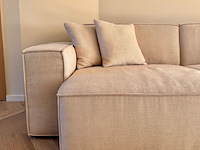 Beige elementen bank in rechtse opstelling, 2025 - afbeelding 6 van  12