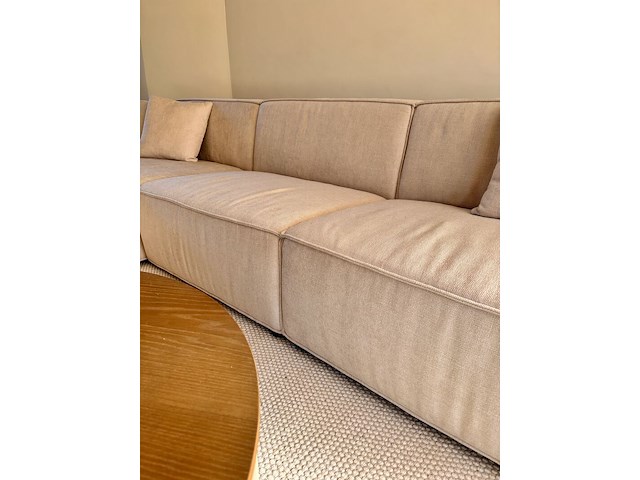 Beige elementen bank in rechtse opstelling, 2025 - afbeelding 11 van  12