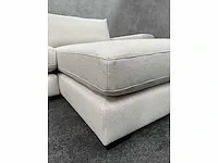 Beige hoekbank met chaise longue - ongebruikt - luxe stof - afbeelding 19 van  27