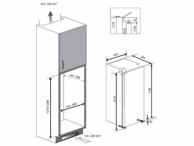 Beko - blsa210m2sn - koelkast - afbeelding 3 van  4