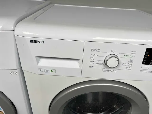 Beko - wasmachine + beko droger - afbeelding 5 van  11