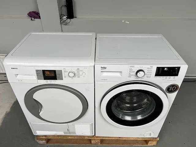 Beko - wasmachine + beko droger - afbeelding 4 van  11