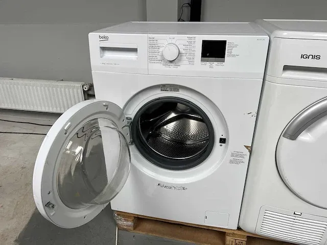 Beko - wasmachine + ignis droger - afbeelding 8 van  10