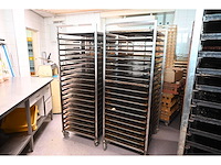 Beko 20-delige rvs bakkerij oven platenwagen (4x) - afbeelding 1 van  5