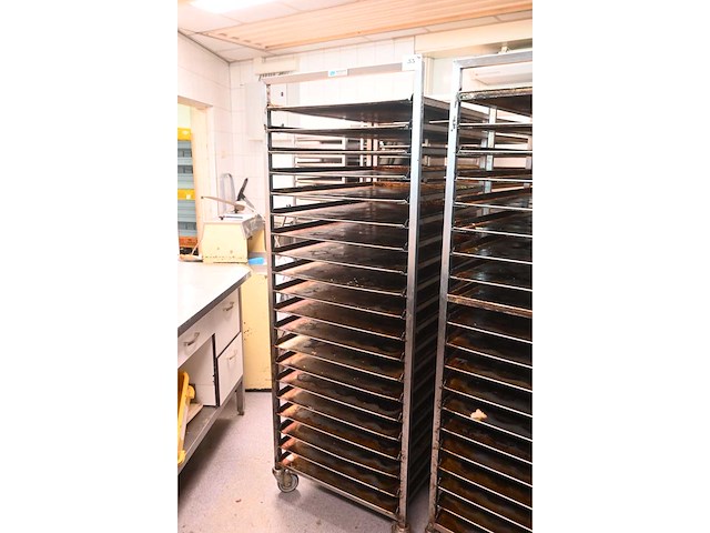 Beko 20-delige rvs bakkerij oven platenwagen (4x) - afbeelding 3 van  5