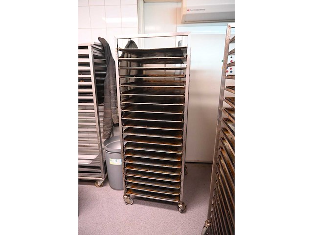 Beko 20-delige rvs bakkerij oven platenwagen (4x) - afbeelding 5 van  5